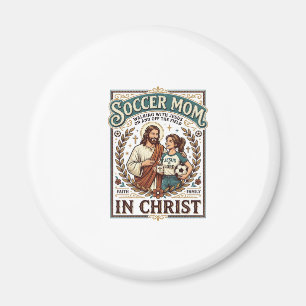 Jesus Volleyball Softball Fußball Vintage-Shirt Ch Magnet