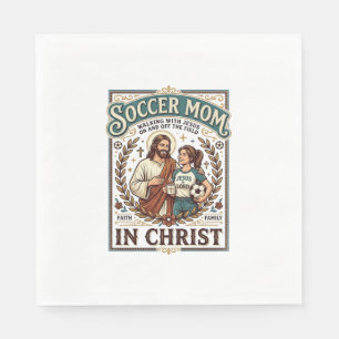 Jesus Volleyball Softball Fußball Vintage-Shirt Ch Serviette