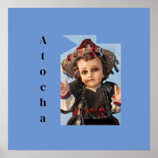 Jesus von Atocha Poster (Vorne)