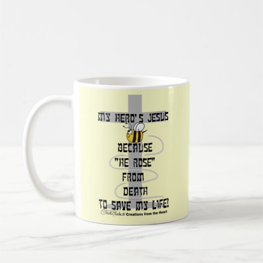 Jesus von Hero Kaffeetasse (Links)