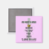 Jesus von Hero Magnet (Vorderseite/Rückseite)