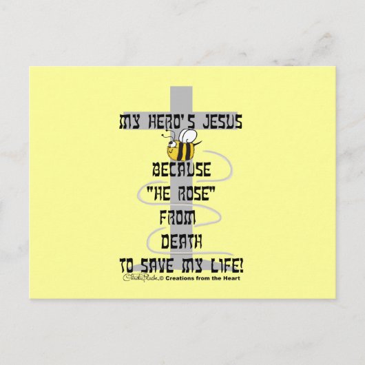 Jesus von Hero Postkarte (Vorderseite)