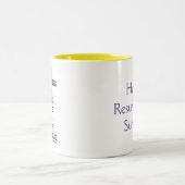 Jesus von Hero Zweifarbige Tasse (Mittel)