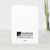 Jesus von Michelangelo Merisi Da Caravaggio Karte (Rückseite)