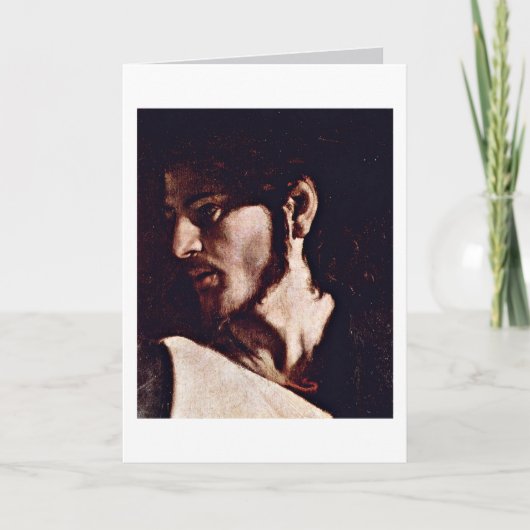 Jesus von Michelangelo Merisi Da Caravaggio Karte (Vorderseite)