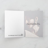 Jesus von Michelangelo Merisi Da Caravaggio Karte (Innenseite)