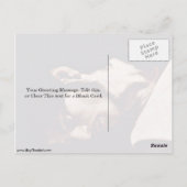 Jesus von Michelangelo Merisi Da Caravaggio Postkarte (Rückseite)