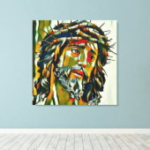 Jesus von Nazareth Öl auf Leinwand Portrait (Insitu (Holzboden))