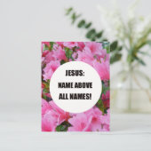 Jesus: Vor allen Namen! Postkarte (Stehend Vorderseite)