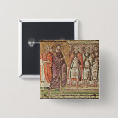 Jesus vor Caiphus Button (Vorne & Hinten)