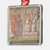 Jesus vor Caiphus Ornament Aus Metall (Links)