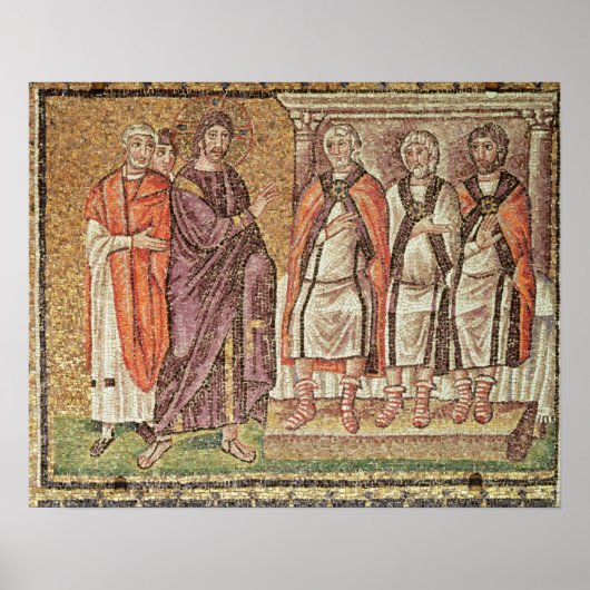 Jesus vor Caiphus Poster (Vorne)