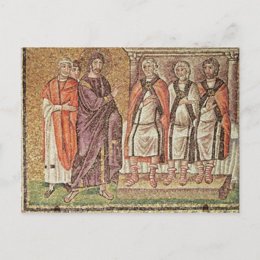 Jesus vor Caiphus Postkarte (Vorderseite)