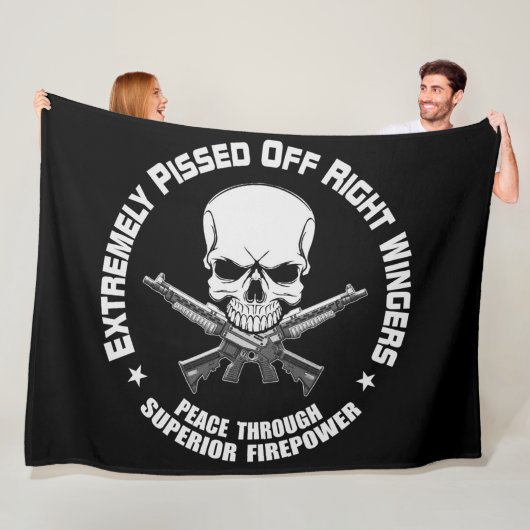 JESUS VS DEVIL Fleece Blanket (Beispiel)
