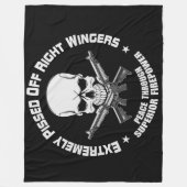 JESUS VS DEVIL Fleece Blanket (Vorderseite)