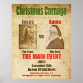 Jesus vs. Santa Poster (Vorne)