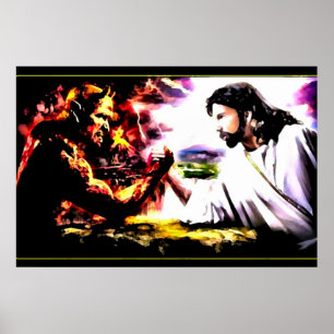 Jesus Vs Satan - Armegeddon Poster