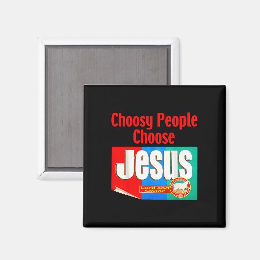 Jesus wählen magnet (Vorderseite/Rückseite)