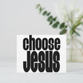 Jesus wählen postkarte (Stehend Vorderseite)