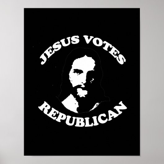 Jesus wählt die Republikaner - Poster (Vorne)
