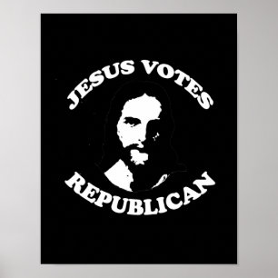 Jesus wählt Republikaner - Poster