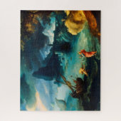 Jesus Walking am Meer von Galiläa Paul Bril 1590 Puzzle (Vertikal)