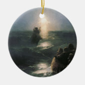 Jesus Walking auf Wasser, Ivan Aivazovsky Malerei Keramikornament (Vorne)