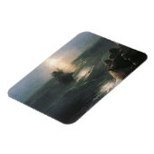 Jesus Walking auf Wasser, Ivan Aivazovsky Malerei Magnet (Linke Seite)
