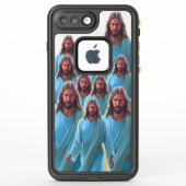 Jesus Walking in the Ocean iphone Hardcase (Rückseite)