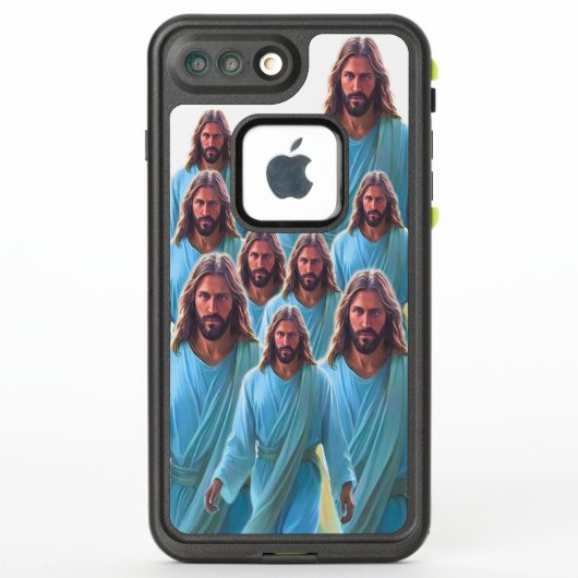 Jesus Walking in the Ocean iphone Hardcase (Rückseite)