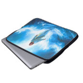 Jesus Walking in the Ocean Laptop Case/Protector Laptopschutzhülle (Vorne Knopf)