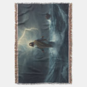Jesus Walks on Water: Christian Blanket Decke (Vorderseite Vertikal)