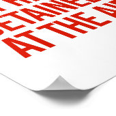 Jesus war auf dem Rückweg, wurde aber am Poster (Ecke)