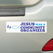 Jesus war ein Gemeinschaftsorganisator Autoaufkleber (Auf Auto)