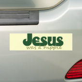 Jesus war ein Hippie Autoaufkleber (Auf Auto)