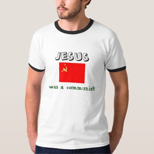 Jesus war ein Kommunist T-Shirt (Vorderseite)