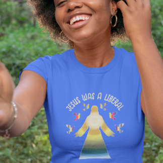 Jesus war ein liberaler Personalisierter T - Shirt