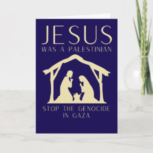 Jesus war ein palästinensischer Weihnachten Gaza Karte
