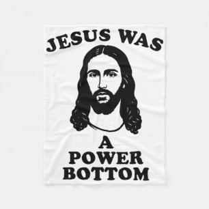 Jesus war ein Power Bottom lustiger Pride Weihnach Fleecedecke