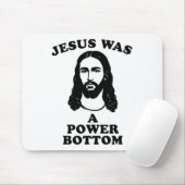 Jesus war ein Power Bottom Lustiger Pride Weihnach Mousepad (Mit Mouse)