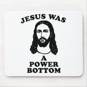 Jesus war ein Power Bottom Lustiger Pride Weihnach Mousepad