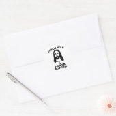 Jesus war ein Power Bottom lustiger Pride Weihnach Runder Aufkleber (Umschlag)