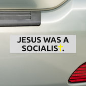 Jesus war ein Sozialist Autoaufkleber (Auf Auto)
