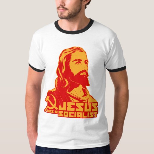 Jesus war ein Sozialist T-Shirt (Vorderseite)