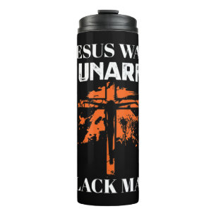 Jesus war ein unbewaffneter schwarzer Mann - relig Thermosbecher