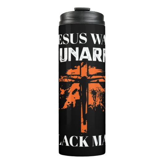 Jesus war ein unbewaffneter schwarzer Mann - relig Thermosbecher (Vorderseite)