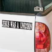 Jesus war ein Unicorn-Autoaufkleber Autoaufkleber (Auf Lkw)