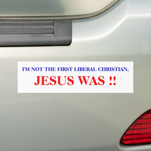 JESUS war es. Autoaufkleber (Auf Auto)