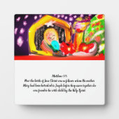 Jesus war Miracles Magnet Türe Zeichen Akrylprint Fotoplatte (Vorderseite)