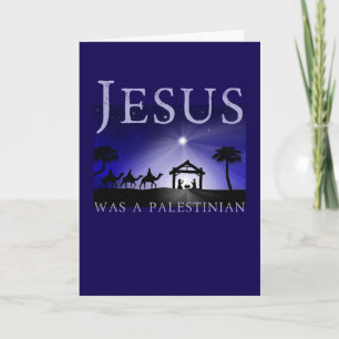 Jesus war palästinensischer Weihnachten orthodox k Karte